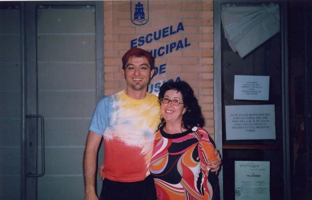 Danza del Sol, Antonio Domingo con Francis (Regidora) (Mayo de 2004)